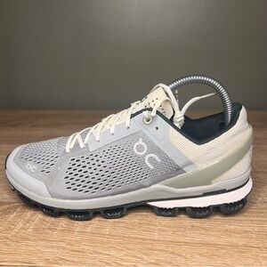 On Running Cloudsurfer Women’s Running Shoes Gray Cream Swiss Eng W8.5